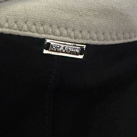 ST.JOHN Stylish Black and Cream Women's Jacket - Picture 9 of 9